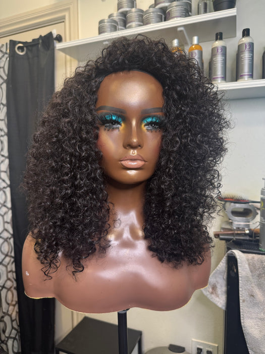Nikkie (Burmese Curly, Half/ Flipover Wig, XS & S)