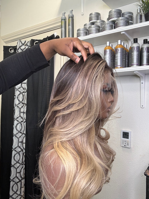 Mia (Raw Indian Wavy, HD Lace Closure, M)