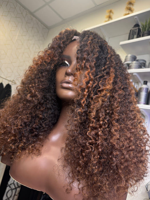 Tasha (Burmese Kinky Curly, Lace Closure, S)