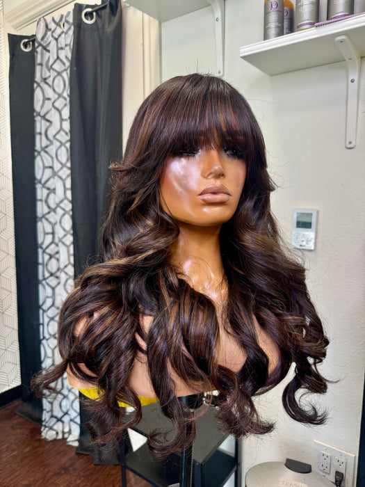 Jackie (Raw Indian, Lace Circle Closure Full Wig, S)