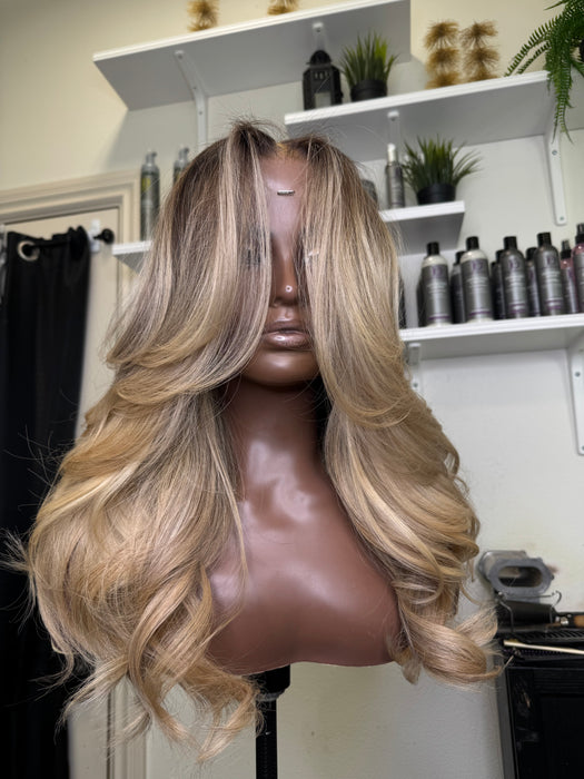 Chloe (Raw Indian Wavy, HD Lace Closure, S)