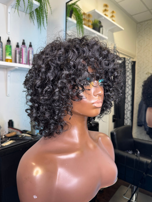 Diana (Raw Indian Curly, HD Lace Frontal,XS)