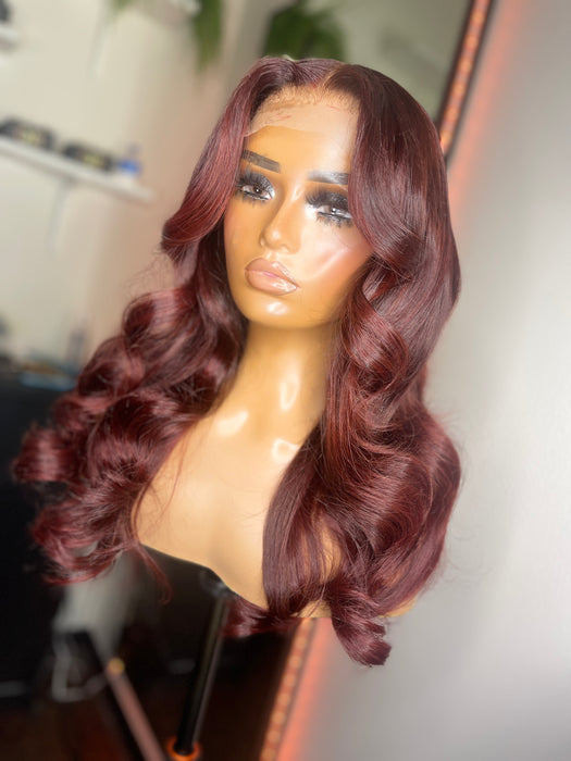 Ruby (Raw Indian Wavy, Lace Closure, M)