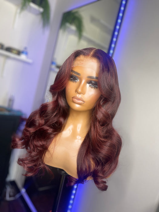 Ruby (Raw Indian Wavy, Lace Closure, M)