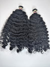 Burmese Wavy / Curly I-Tip Hair Extensions - QBWigCollections