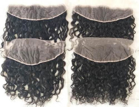 Raw Indian Curly Transparent Lace Frontal (Custom Order) - QBWigCollections